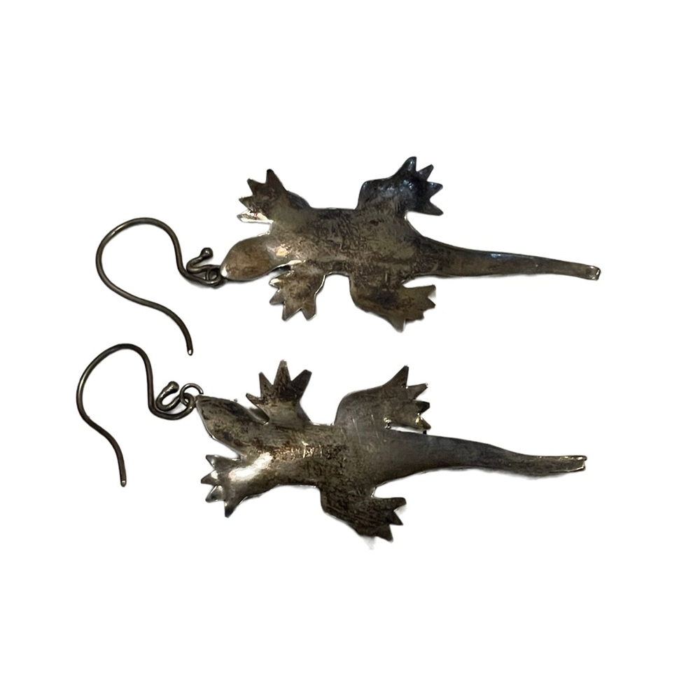 Alligator Earrings - Picture 2 of 3